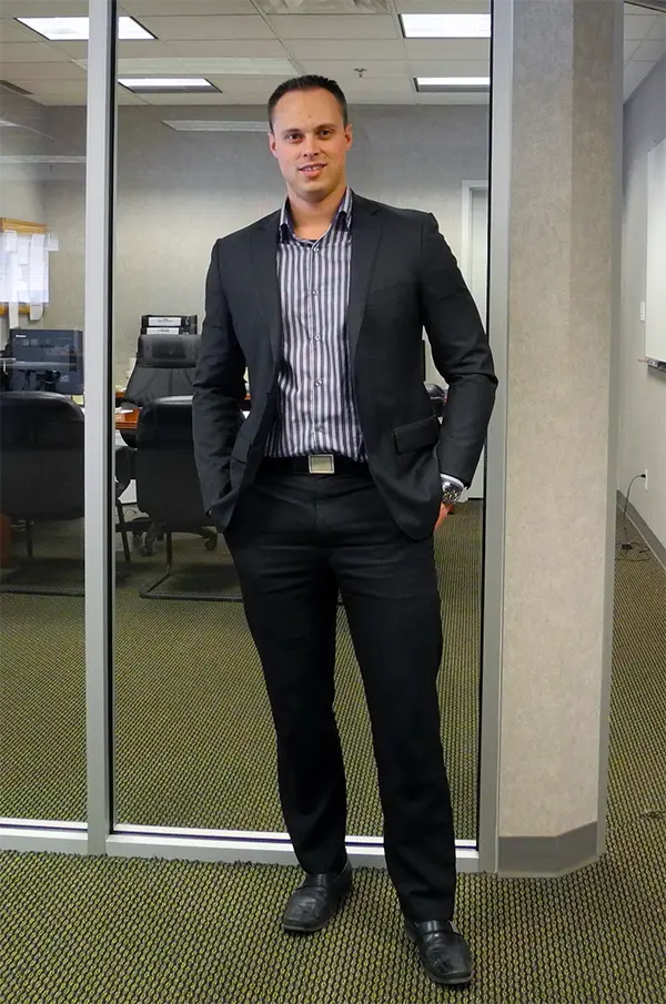 Mark Haberstock in his office